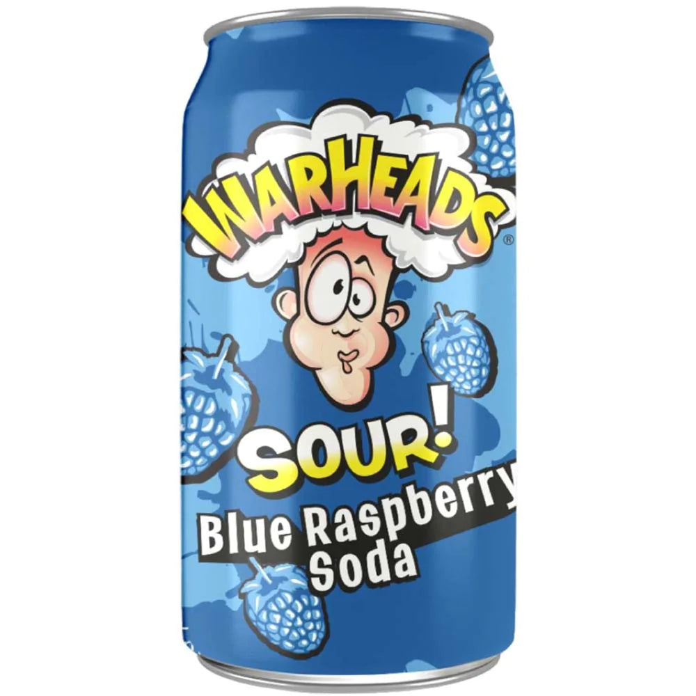Warheads - Sour Blue Raspberry Soda