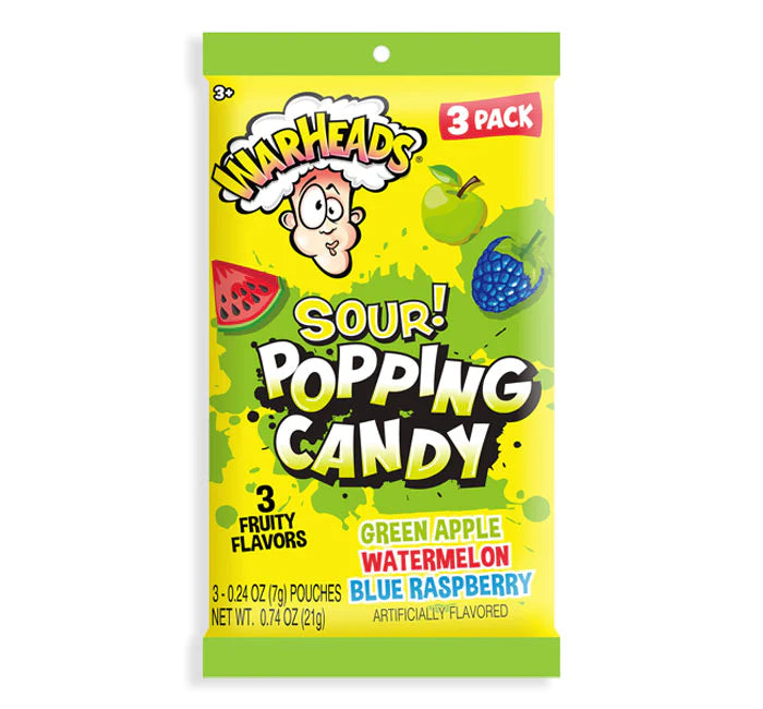 Warheads - Sour Popping Candy - Assorted Flavors